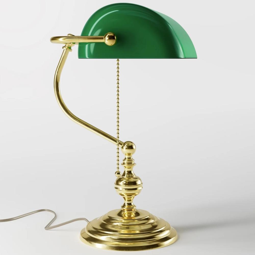 arany dolgozoszoba klasszikus vintage asztali lampa zold uvegburas konyvtar keresztapa elegans polgari lampa.jpg